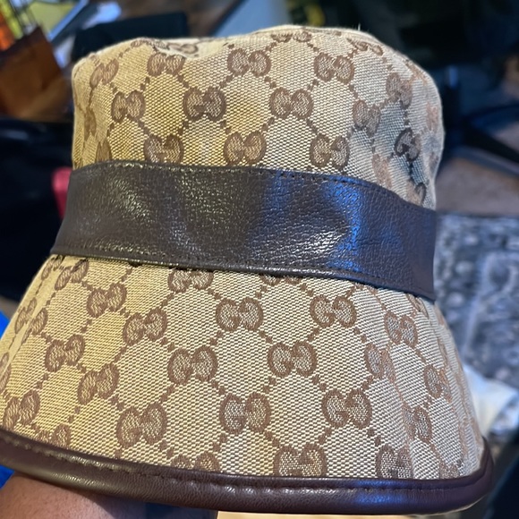 Authentic Gucci bucket hat size large 23 1/5 inches - Picture 3 of 9